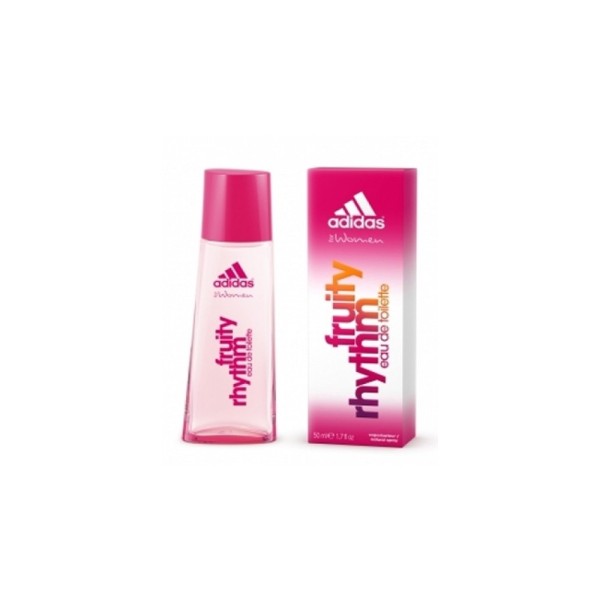 Tester Coty Eau de Toilette Fruity Rhythm de Adidas, de 50 ml con vaporizador, con caja, para mujeres