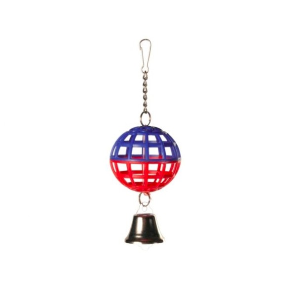 Trixie Accesorio para Jaula, bola con campana para Aves, periquitos, agapornis, accesorio para mascotas