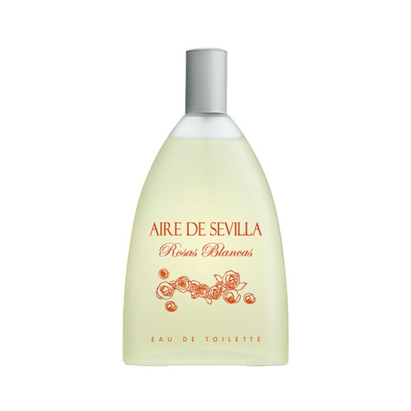Instituto Español Eau de Toilette Rosas Blancas de Aire de Sevilla, de 150 ml con vaporizador, sin caja, sin tapón, para mujeres