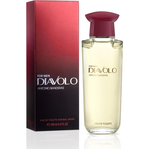 Puig Eau de Toilette Diavolo de Antonio Banderas, de 100 ml con vaporizador, con caja, para hombres