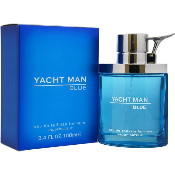 Myrurgia Eau de Toilette Yacht Blue, de 100 ml con vaporizador, con caja, para hombres