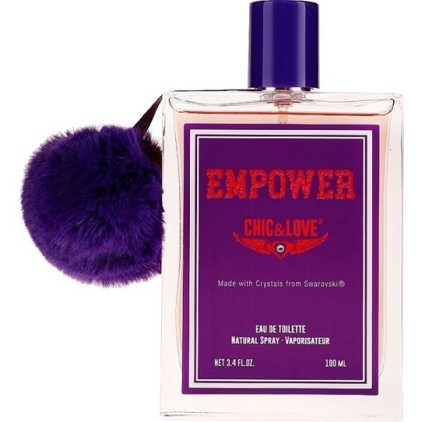 Nuvaria Eau de Toilette Empower de Chic & Love de 100 ml con vaporizador, con caja, para mujeres