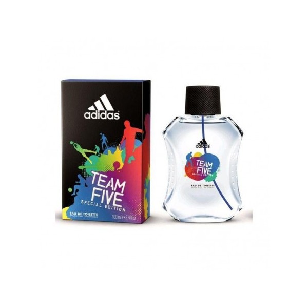 Coty Eau de Toilette Team Five Special Edition de Adidas, de 100 ml con vaporizador, con caja, para hombres