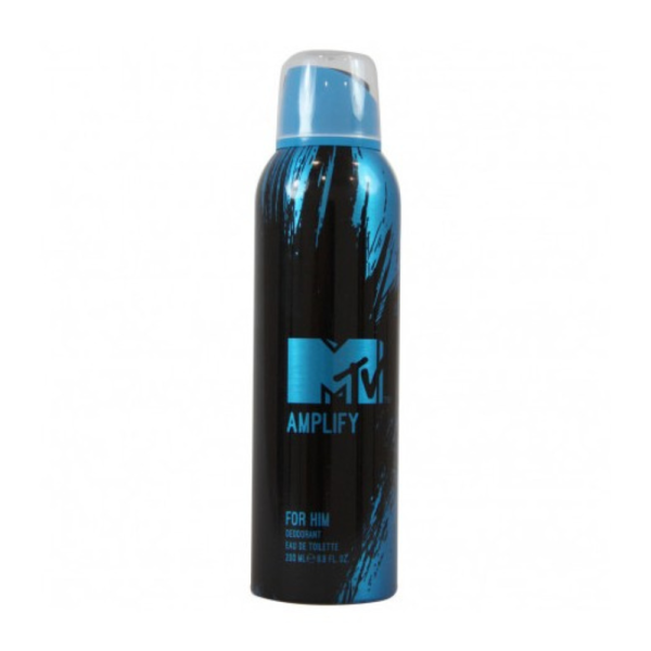 Ruy Desodorante Amplify de Mtv, con spray de 200 ml, sin caja, para hombres