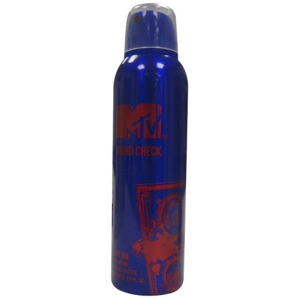 Ruy Desodorante Sound Check de Mtv, con spray de 200 ml, sin caja, para hombres
