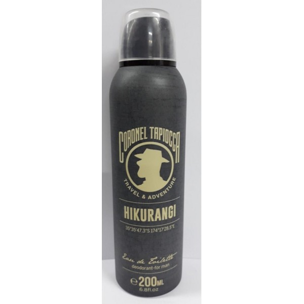 Ruy Desodorante Hikurangi de Coronel Tapioca, con spray de 200 ml, sin caja, para hombres