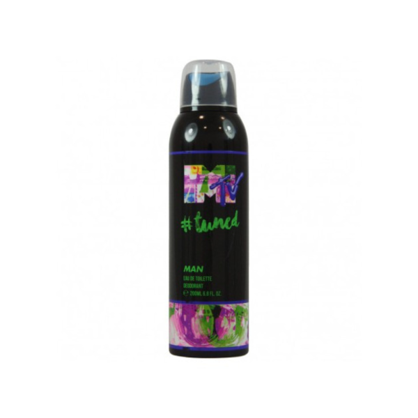 Ruy Desodorante Tuned de Mtv, con spray de 200 ml, sin caja, para hombres