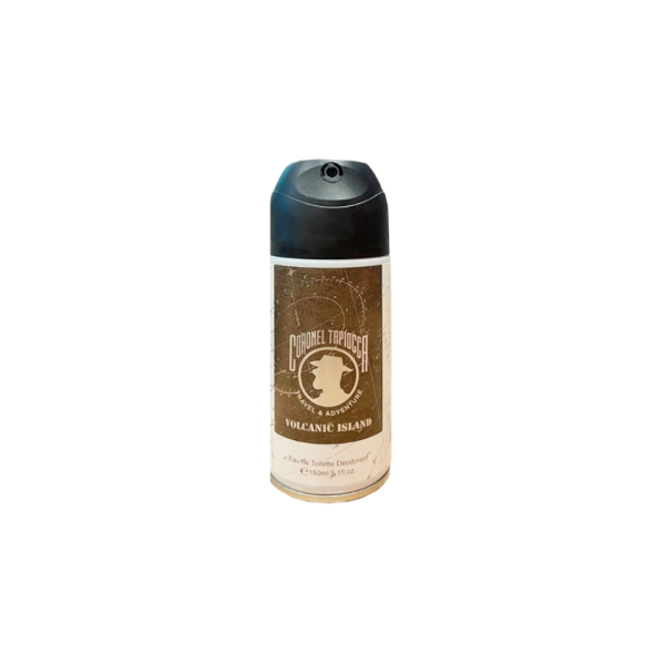 Ruy Desodorante Volcanic Island de Coronel Tapioca, con spray de 150 ml, sin caja, para hombres