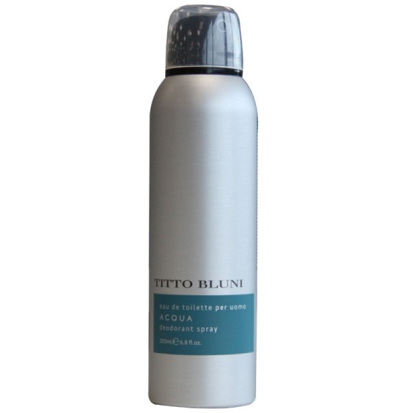 Ruy Desodorante Acqua de Titto Bluni, con spray de 200 ml, sin caja, para hombres