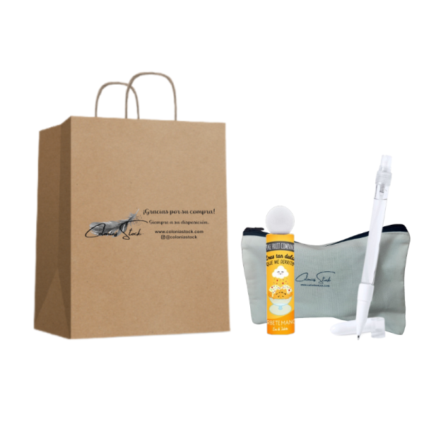 Pack Eau de Toilette Sorbete Mango The Fruit Company de 30 ml, 1 neceser, 1 bolígrafo con vaporizador de 10 ml