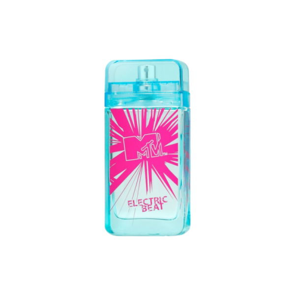 Ruy Eau de Toilette Electric Beat de Mtv, de 50 ml con vaporizador, sin caja, sin tapón, para mujeres