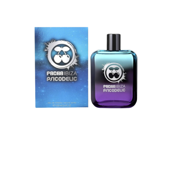 Puig Eau de Toilette Psicodelic de Pacha Ibiza, de 100 ml con vaporizador, con caja, para hombres