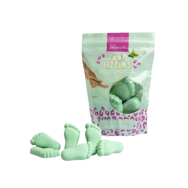 IDC Institute Bombas efervescentes para pies de 30 g la unidad, 1 set, 2 flores de jabón, tratamientos unisex