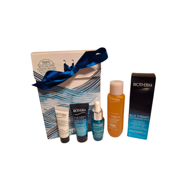 Tester Biotherm mini set con 5 mini tallas, en cajita, tratamientos faciales para mujer