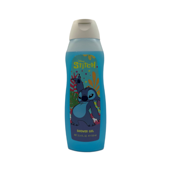 Disney Gel de Ducha Stitch, 750 ml, 1 unidad, cuidados corporales para niños