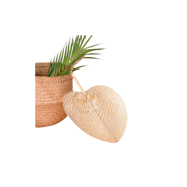 Pai Pai de Ratán original natural y Bambú, de 26 x 20 cm, 1 unidad