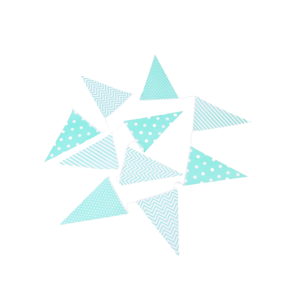 Guirnaldas banderas de papel decorativas, varios colores, 1 set, para eventos