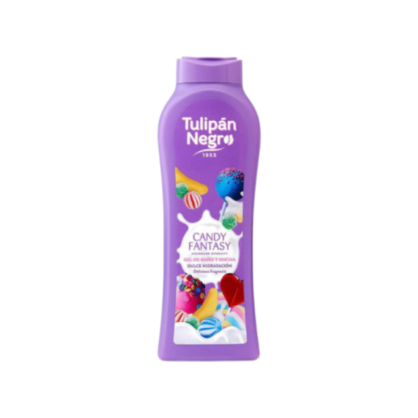 Briseis Gel de Baño Candy Fantasy de Tulipán Negro, 650 ml, 1 unidad, cuidados corporales unisex