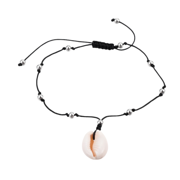 Tobillera con concha de cordel regulable de 18 mm de largo, 1 unidad