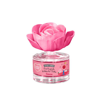The Fruit Company Flor difusora varios aromas, 50 ml con flor perfumada, aromas para el hogar
 Flor Perfumada-Cereza