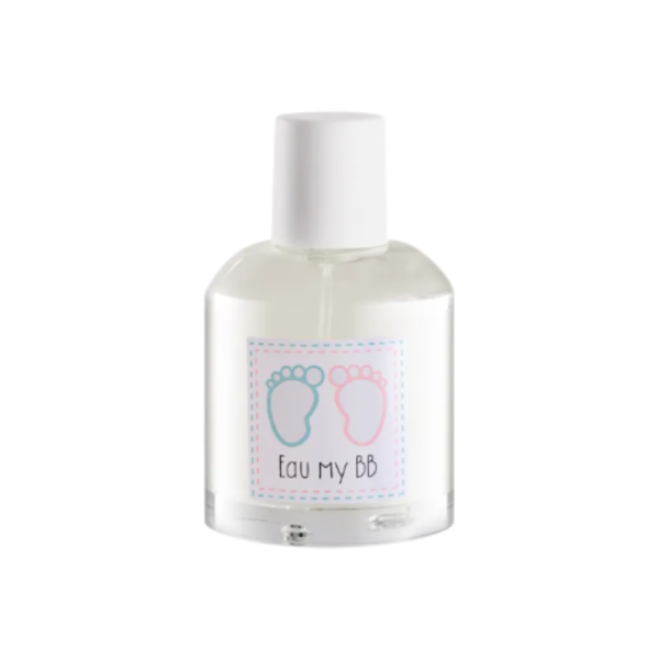 Eau my bebe Eau de Toilette de 60 ml con vaporizador, sin caja, sin tapón, para niños