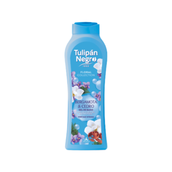 Briseis Gel de Baño Bergamota & Cedro de Tulipán Negro, 650 ml, 1 unidad, cuidados corporales unisex
