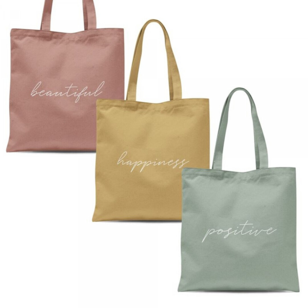 1 Bolsa de tela surtida, 3 colores