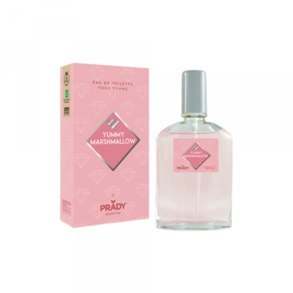 Prady Eau de Toilette Yummy Marshmallow de 90 ml con vaporizador, con caja, para mujeres