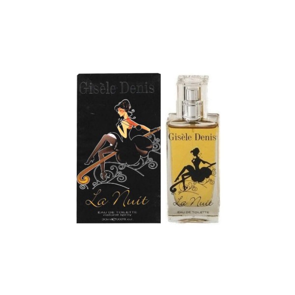 Ruy Eau de Toilette La Nuit de Gisèle Denis, de 75 ml con vaporizador, con caja, para mujeres