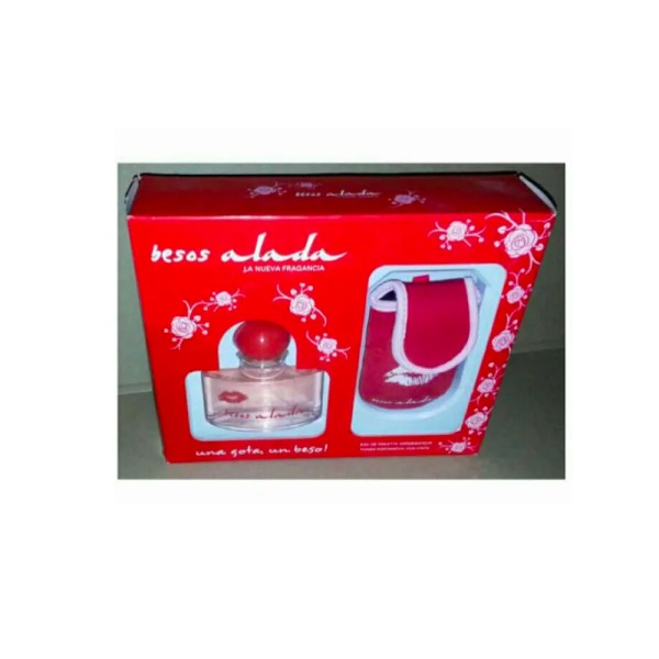 Myrurgia Eau de Toilette Besos Alada de 75 ml con vaporizador, con portamovil, estuche de colonia, para mujeres