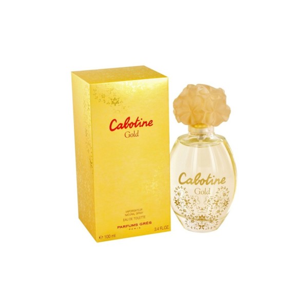 Grès Eau de Toilette Gold de Cabotine, de 100 ml con vaporizador, sin caja, con tapón, para mujeres